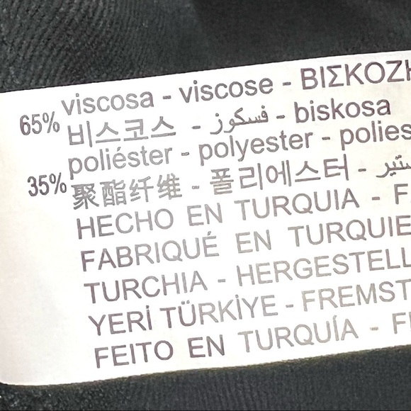 Zara Black Swiss Dot Tiered Swing Button Front Mini Dress - Picture 13 of 14